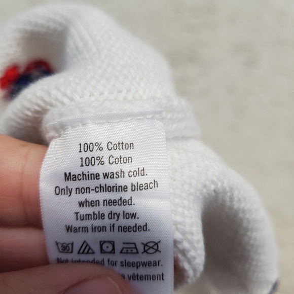 Janie and Jack White Blue Dog Boat Knit Sweater Baby 3 6 months Nautical America - Picture 4 of 4